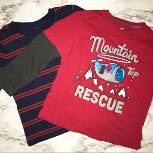 Toddler Boys’ Long-sleeve Tee Bundle
